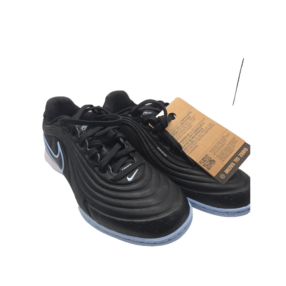 Nike Tiempo Reactgato IC Black Obsidian Ice Blue (HQ3159 040) Men's Size 4 New
